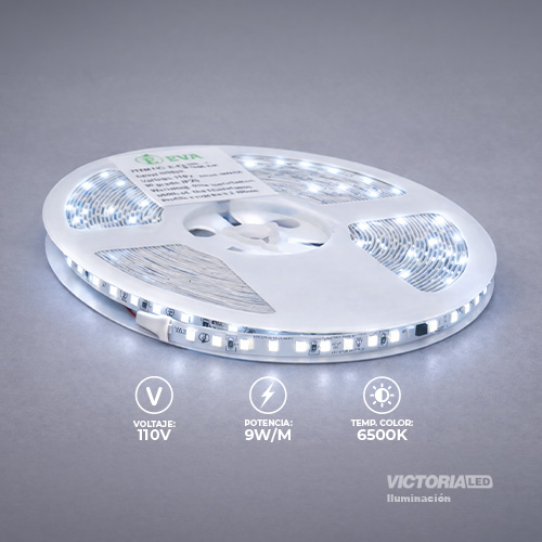 EVA CINTA LED 10M AC110V 2835 IP20 90W CON CONECTORES 50U/C