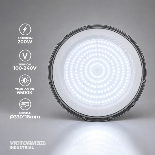 EVA LED UFO 6500K FP09 IP66 AC100-240V