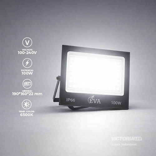 EVA REFLECTOR 6500K 100-240V IP66 FP0.5 20U/C