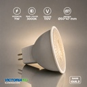 FOCO LED MR16 GU5.3 7W 110V 3000K 100U/C