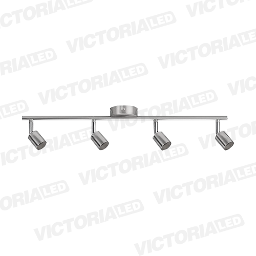 LAMPARA DECORATIVA 4*GU10 METAL NIQUELADO