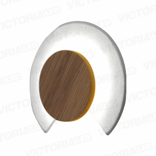 LAMPARA DECORATIVA DE PARED LED 5W METAL NEGRO