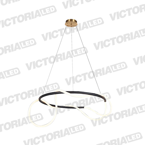 LAMPARA DECORATIVA DE TECHO LED 56W BLACK