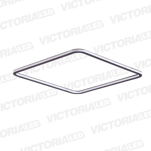 LAMPARA DECORATIVA DE TECHO LED METAL/ACRILICO BLACK