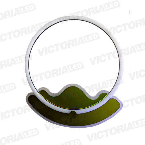 LAMPARA DECORATIVA DE TECHO LED METAL/ACRILICO GOLD