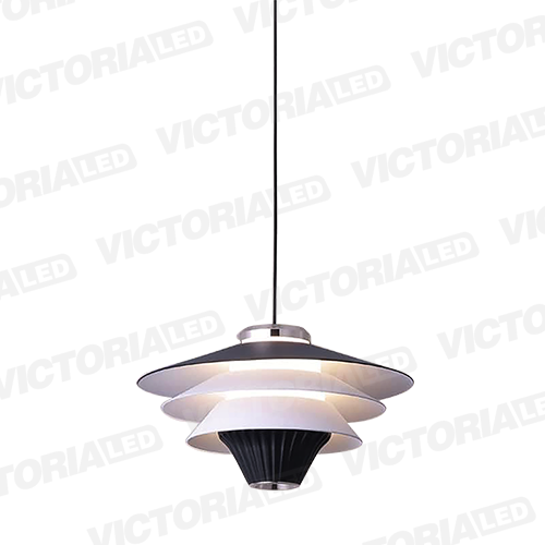 LAMPARA DECORATIVA LED 12W 3000K ALUMINIO BLACK