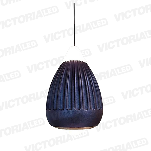 LAMPARA DECORATIVA LED 12W 3000K ALUMINIO BLUE