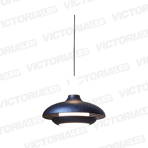 LAMPARA DECORATIVA LED 12W 3000K ALUMINIO BLUE