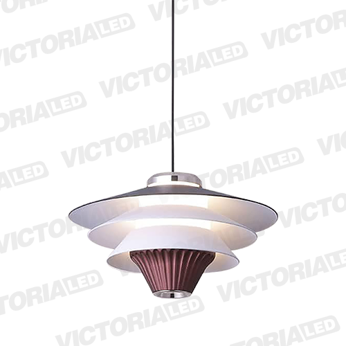 LAMPARA DECORATIVA LED 12W 3000K ALUMINIO BROWN