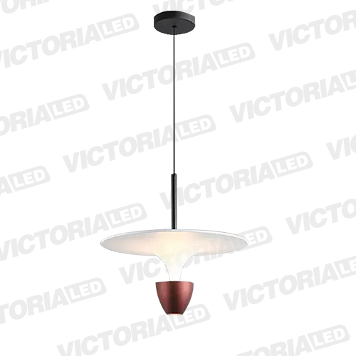 LAMPARA DECORATIVA LED 12W 3000K ALUMINIO BROWN