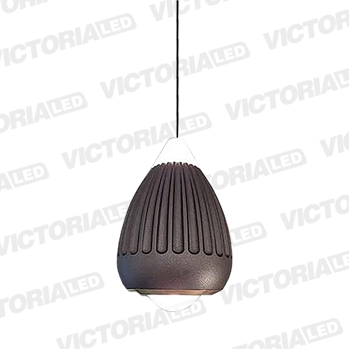 LAMPARA DECORATIVA LED 12W 3000K ALUMINIO GRAY