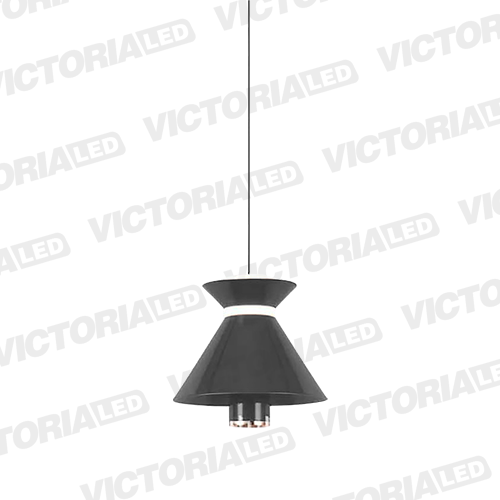 LAMPARA DECORATIVA LED 12W 3000K ALUMINIO GRAY