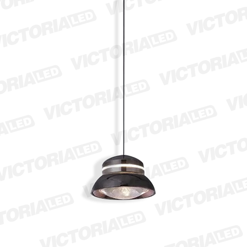 LAMPARA DECORATIVA LED 12W 3000K ALUMINIO MATTE