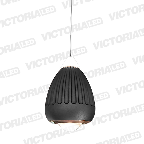 LAMPARA DECORATIVA LED 12W 3000K ALUMINIO MATTE