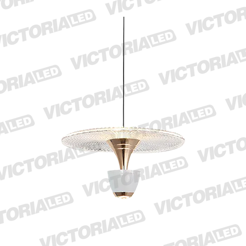 LAMPARA DECORATIVA LED 12W 3000K ALUMINIO WHITE