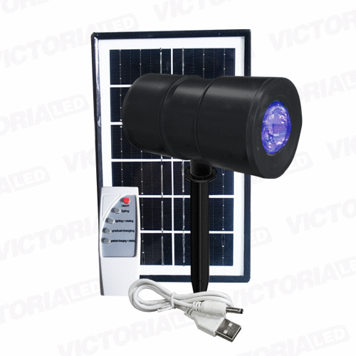 SOLAR APLIQUE RGB