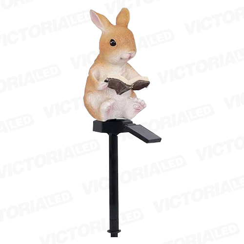 SOLAR ESTACA 3000K CONEJO CAFE