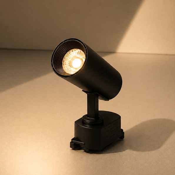 SPOT LED 5W 3000K NEGRO 110V-240V