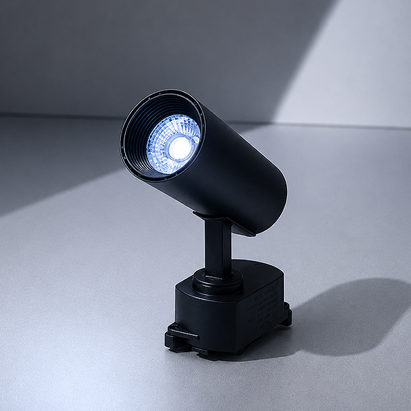 SPOT LED 5W 6000K NEGRO 110V-240V