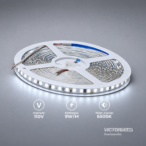 VICTORIA LED CINTA LED 10M AC110V 2835 IP20 120L CON CONECTORES 50U/C