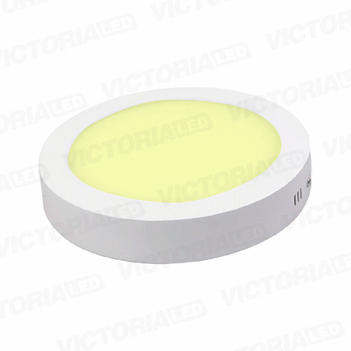 VICTORIA LED PANEL 3000K 24W SOBREPUESTO REDONDO 15U/C