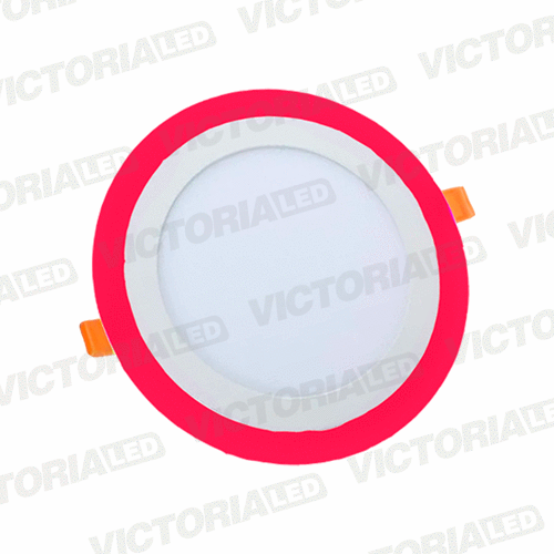 VICTORIA LED PANEL EMP RED 12W+4W ROJO 40U/C