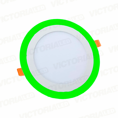 VICTORIA LED PANEL EMP RED 12W+4W VERDE 40U/C