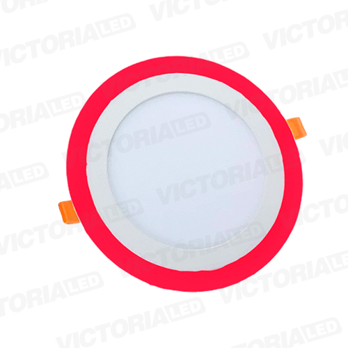 VICTORIA LED PANEL EMP RED 18W+6W ROJO 20/U