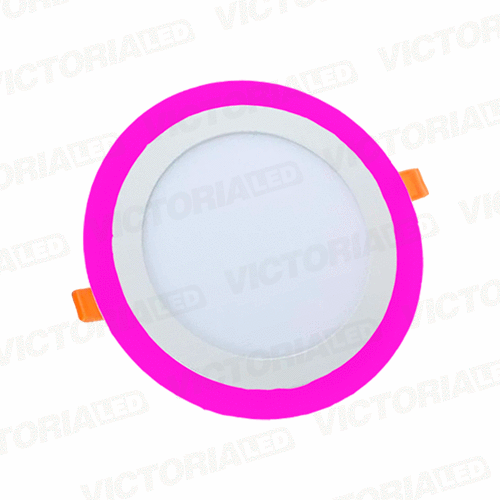 VICTORIA LED PANEL EMP RED 6W+3W FUCSIA 60U/C