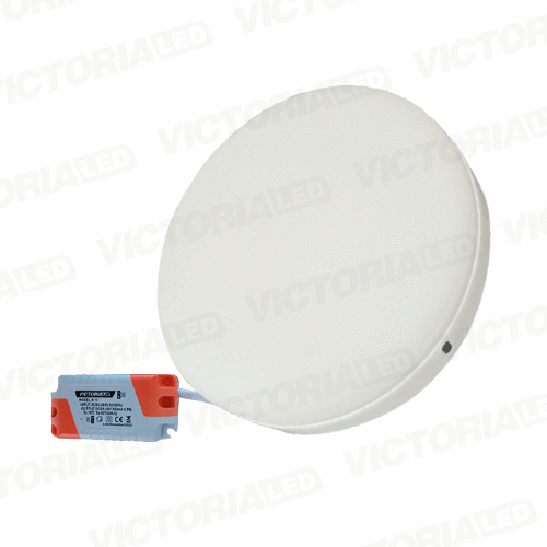 VICTORIA LED PANEL SIN BORDE 24W SOBREPUESTO REDONDO 20U/C