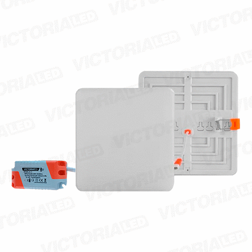 VICTORIA LED PANEL SIN BORDE 36W EMPOTRABLE CUADRADO 20U/C