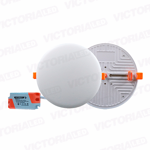 VICTORIA LED PANEL SIN BORDE 36W EMPOTRABLE REDONDO 20U/C