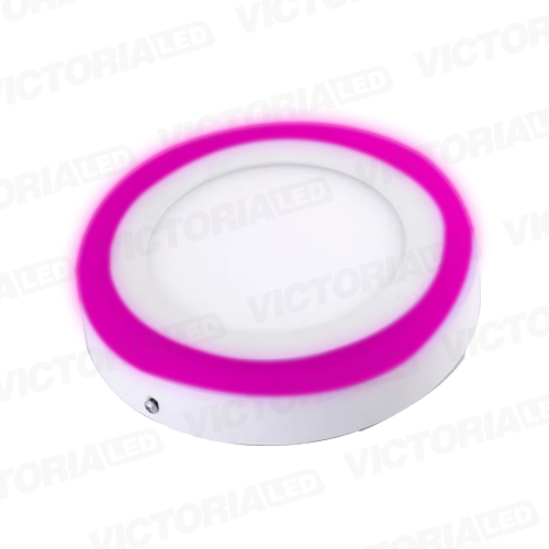 VICTORIA LED PANEL SOB RED 12W+4W FUCSIA 40U/C