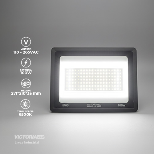 VICTORIA LED REFLECTOR 6500K 100-240V IP66 10U/C