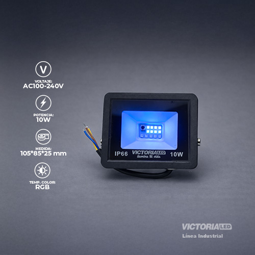 VICTORIA LED REFLECTOR RGB 100-240V FP0.5