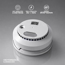VICTORIA LED SENSOR DE HUMO 9V 110V BLANCO 50U/C