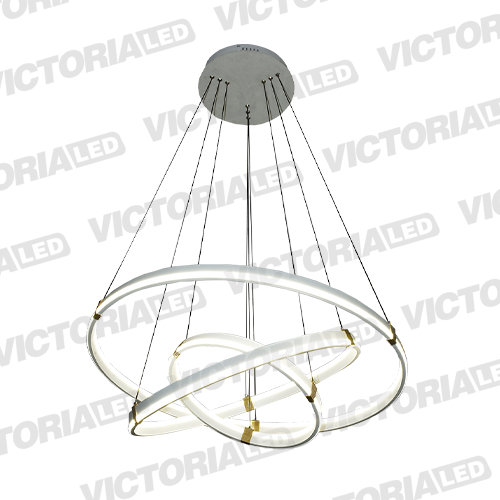 LAMPARA DECORATIVA DE TECHO LED 136W WHITE