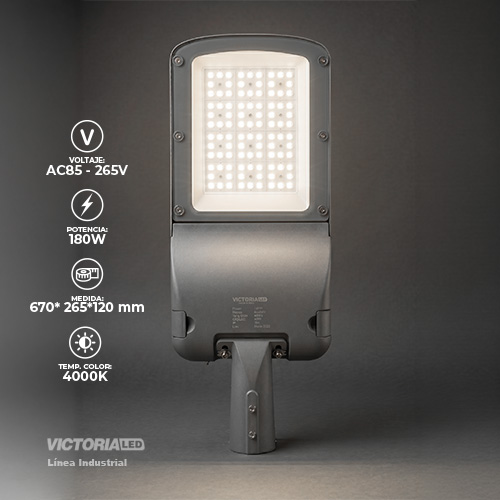 VICTORIA LED LAMPARA CLASE II 4000K FP.09 IP66 FOTOCELULA