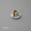 BOQUILLA DE PORCELANA E14 220V 660W BLANCO 50U/C