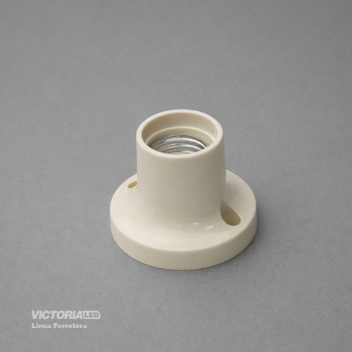 PORTALAMPARA E27 110/250V 4A BLANCO 12U/C