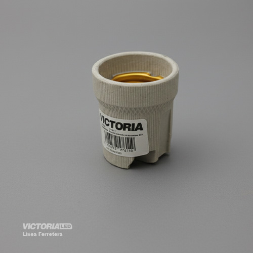 BOQUILLA ADAPTADOR DE PORCELANA E27