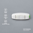 INTERRUPTOR AÉREO DE PASO PLASTICO 104AW BLANCO 50U/C