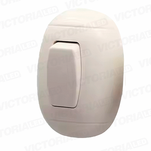 INTERRUPTOR SIMPLE SOBREPUESTO 127/250V 10A BLANCO