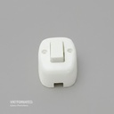 INTERRUPTOR SIMPLE SOBREPUESTO BLANCO 10U/C