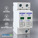 PROTECTOR CONTRA SOBRETENSIONES 2P 500/600DC 20-40KA