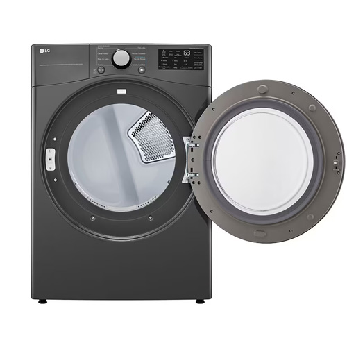 SECADORA LG GAS 25KG CARGA FRONT GRIS OSCURO