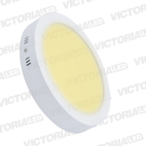 VICTORIA LED PANEL 3000K 18W SOBREPUESTO REDONDO 20U/C