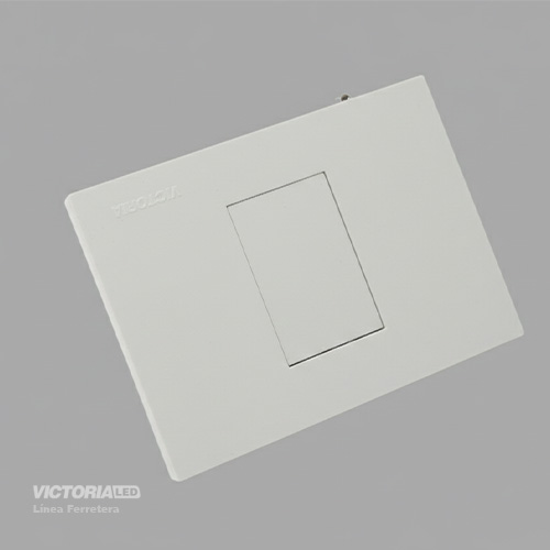 PLACA CIEGA PC BLANCO 10U/C