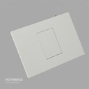 PLACA CIEGA PC BLANCO 10U/C