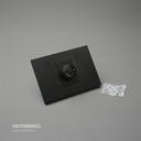 INTERRUPTOR DIMMER SIMPLE 300W 125/250V PC NEGRO 5U/C